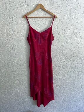 Express RARE Vintage Y2K Silk Asymmetric Fairy Dress